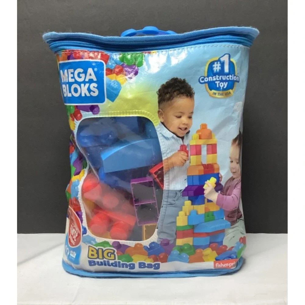 Fisher-Price Mega Bloks First Builders Big Building Bag 85 Pcs